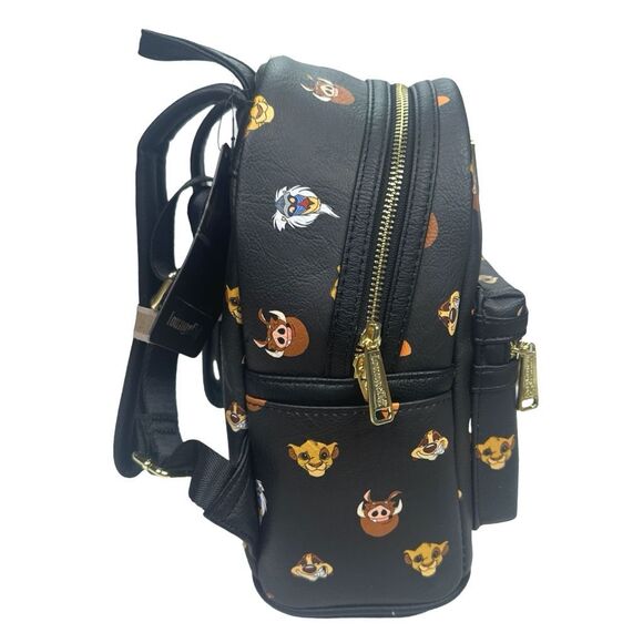 Loungefly x Disney The Lion King Character AOP Mini Backpack - 9” x 10.5” x 4.5” - Picture 4 of 9